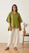 K 924 Vol 3 By Naisha Cotton Printed Ladies Kaftan Style Shirt Tops 